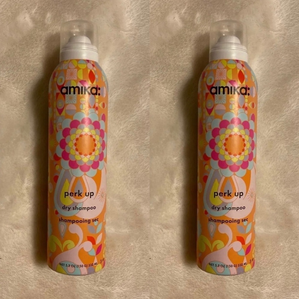 Amika Perk Up Dry Shampoo 5.3 oz DUO